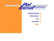 Tablet Screenshot of poltourist.de